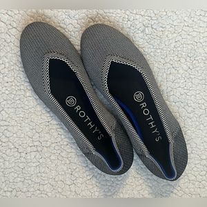 Rothy’s Round Toe Women’s Flats in Retired Grey Birdseye